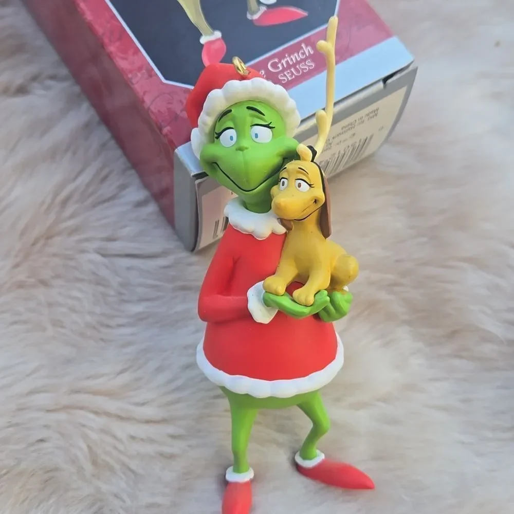 Hallmark Dr. Suess Grinch And Max Ornament, Vintage 1998